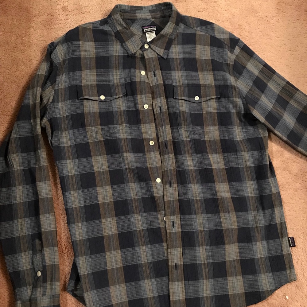 Patagonia Long Sleeve Plaid Shirt